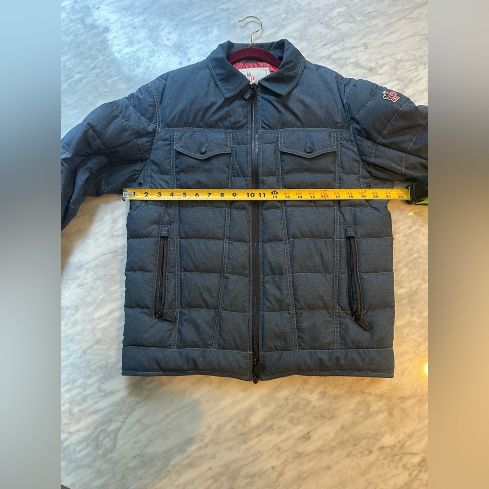 Moncler Denim print light puffer size 4 - Picture 13 of 14